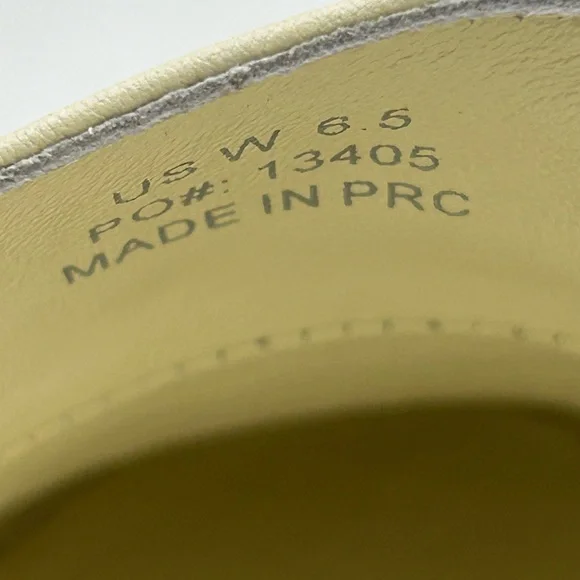 Quince Italian Leather Lug Sole Loafers Bone Ivory Platform Shoes Size 6.5 NWB - Picture 10 of 11